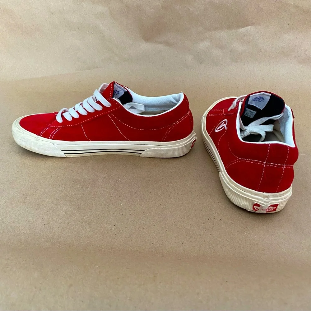 VANS STYLE SID SNEAKERS SUEDE LEATHER SLIPONS UNISEX - Picture 5 of 5